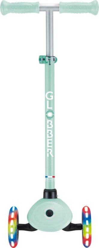 Globber detská trojkolesová kolobežka - Primo Lights V2 - Svietiace Kolieska - Dark Mint