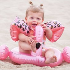 Swim Essentials Nafukovací kolo Plameňák 55 cm