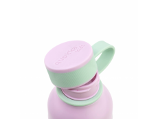 Quokka Plastová fľaša Ice Kids s pútkom Feathers 430 ml