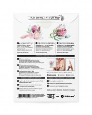 TATTonMe Tetovačky pre ženy Kvety Protea sada