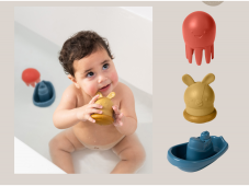 Taf Toys Sada hraček do koupele s osuškou