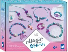 Janod Atelier Kreativní sada Výroba šperků Magický oceán 6 ks od 6 let
