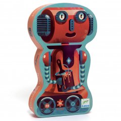 DJECO Siluetové puzzle: Robot Bob