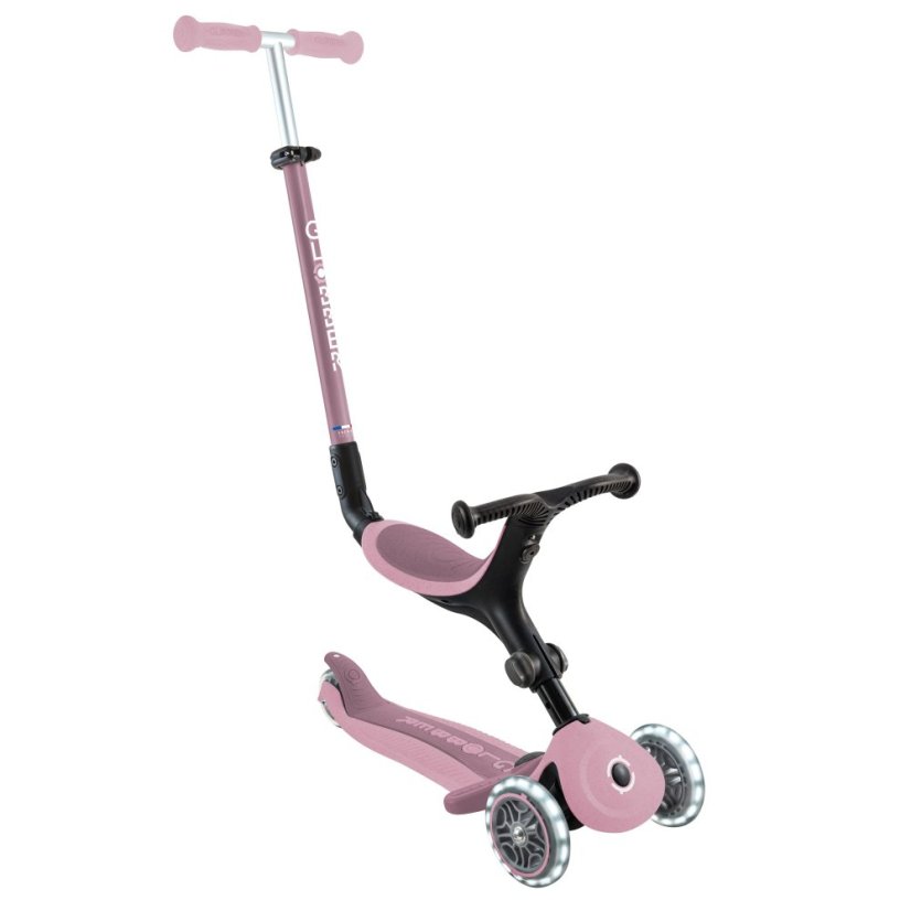 Globber Detská kolobežka Go up active lights ecologic Berry