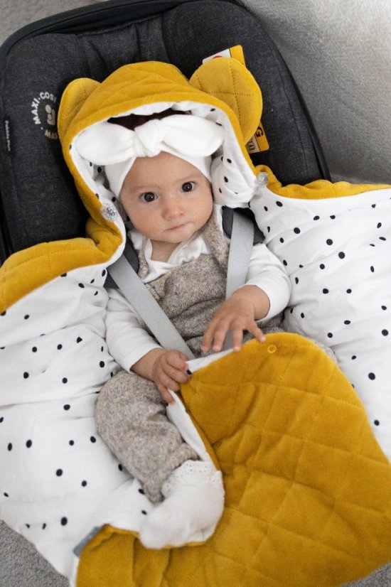 Fusak/zavinovačka/deka do autosedačky Sleepee Royal Sand