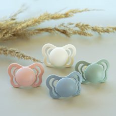 BIBS Couture anatomické cumlíky zo silikónu 2ks - veľkosť 2 (Vanilla / Mocha)