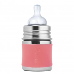 Pura steklenička za dojenčke iz nerjavečega jekla 150ml (Rose)