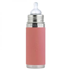 Pura dojčenská TERMO fľaša 260ml (Rose)