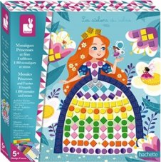 Janod Atelier Mozaika Princezny a víly Maxi 5+