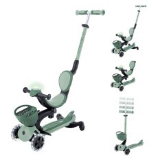 Globber kolobežka Go Up Baby lights 360 ° Sage