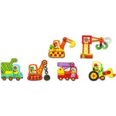 Djeco Puzzle Duo Vozidlá