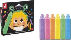 Janod Colorino Farebné kriedy na chodník 6 farieb