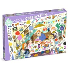 Djeco Objavovacie puzzle Narodeninová oslava 54 ks