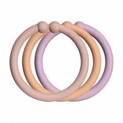 BIBS Loops krúžky 12ks (Blush / Peach / Dusky Lilac)