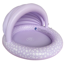 Swim Essentials Nafukovací bazén se stříškou Leopard fialový 100 cm