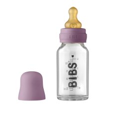 BIBS Baby Bottle steklena steklenička 110ml (Mauve)