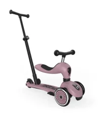 SCOOT AND RIDE Detská kolobežka 2v1 - highwaykick 1 push and go - wildberry