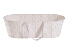 Ahojbaby Mojžíšův košík pro miminko Paper Dream white bez matrace