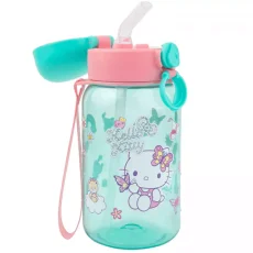 Coolpack Fľaša na pitie mentolová Hugo 500 ml Hello Kitty Pastel Pink