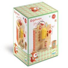 Djeco Drevený espresso kávovar - Hra na baristu