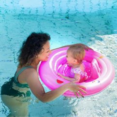 Swim Essentials Nafukovacie koleso pre bábätká Ružové