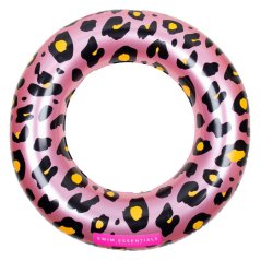 Swim Essentials Nafukovací kolo Leopard růžový 90 cm