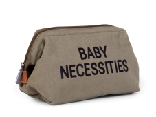 Childhome Toaletní taška Baby Necessities Canvas Khaki