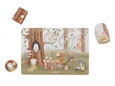 Little Dutch Vkládací puzzle se zvukem Forest Friends