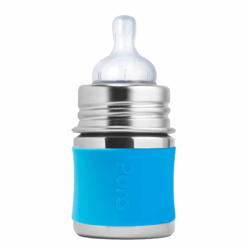 Pura nerezová dojčenská fľaša 150ml (Moss)