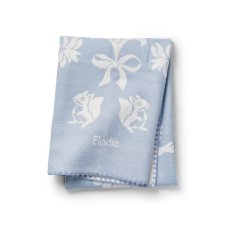 Jacquard Blanket Elodie Details - Blueberry Blue