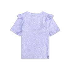 Swim Essentials Kúpacie tričko s UPF 50+ Lila Leopard