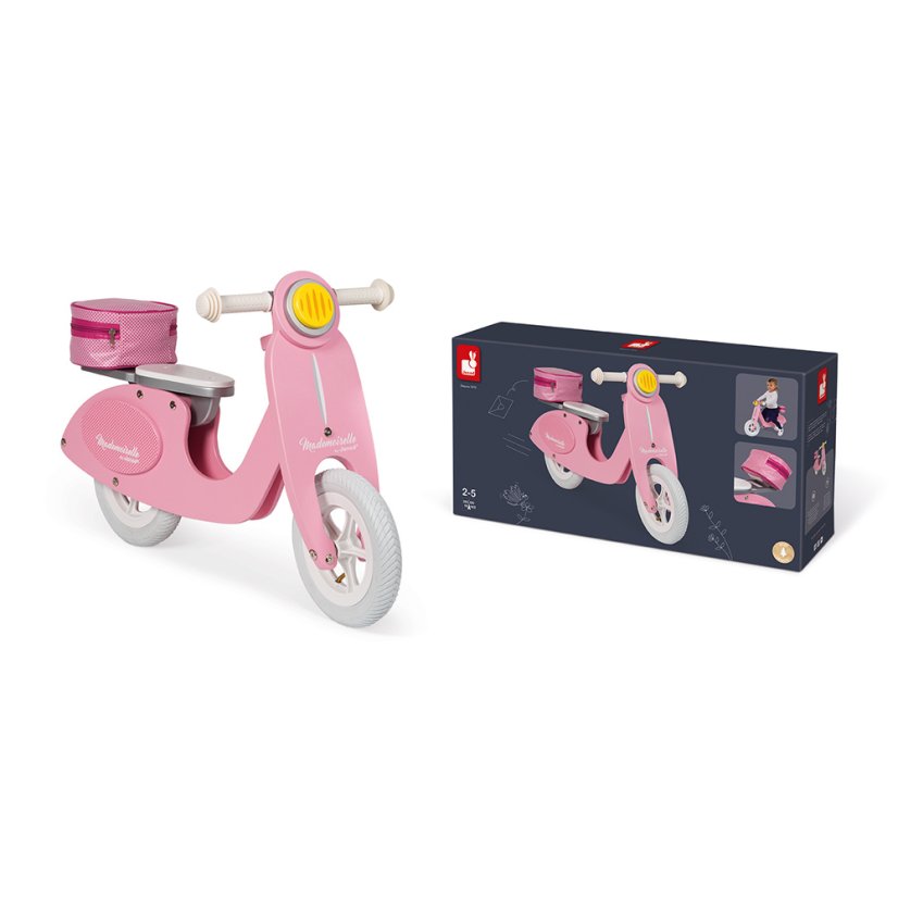 Janod Scooter Vespa Mademoiselle roza