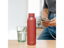 Quokka Termo láhev z nerezové oceli Solid Firebrick Red 630 ml