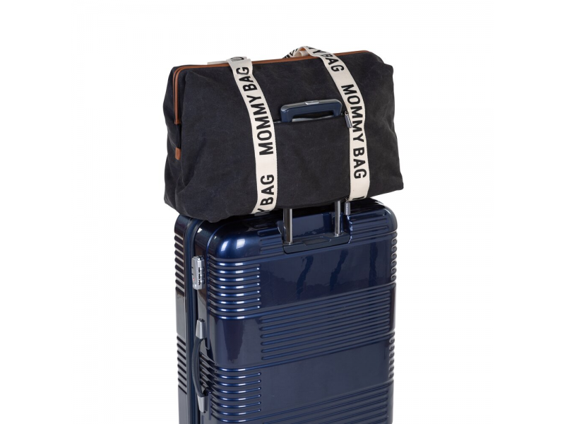 Childhome Prebaľovacia taška Mommy Bag Canvas Black