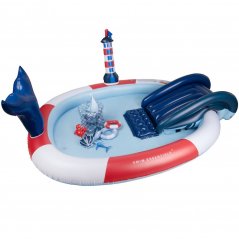 Swim Essentials Napihljiv bazen s toboganom Little Sailor 210 cm