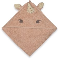 NUUROO Aki Dojčenská osuška s kapucňou Rose Unicorn
