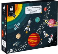 Janod Vzdelávacie puzzle Vesmír a slnečná sústava 100 ks