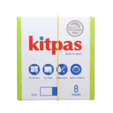 Kitpas Block voskové pastelky na sklo a papier 8ks (Hranaté)
