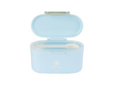 KikkaBoo Zásobník na sušené mlieko s odmerkou 130g Blue