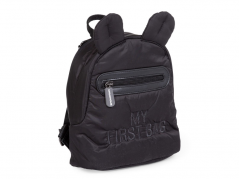 Childhome Dětský batoh My First Bag Puffered Black